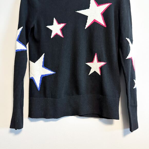 Banana Republic Italian Merino Blend Novelty Star Print Sweater Size XS - Picture 6 of 11